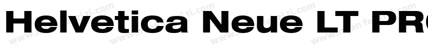 Helvetica Neue LT PRO 85 Heavy字体转换